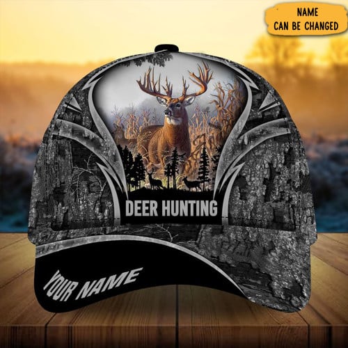 Personalized Deer Hunting Hat Men's Camo Hats Gifts For Deer Hunters