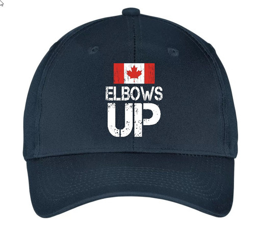 Elbows Up Hat Proud Of Canadian Flag Elbows Up Ball Cap Merchandise Best Gifts
