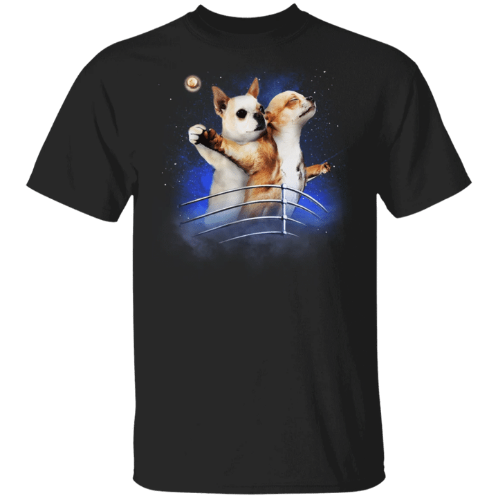 Titanic Dogs T-Shirt Designed Print Chihuahua Lovers Shirts Cool