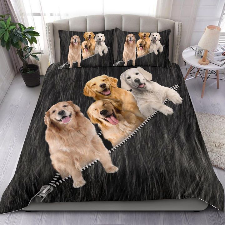 Golden Retriever Bedding Sets Duvet Cover Dog Lover Gifts