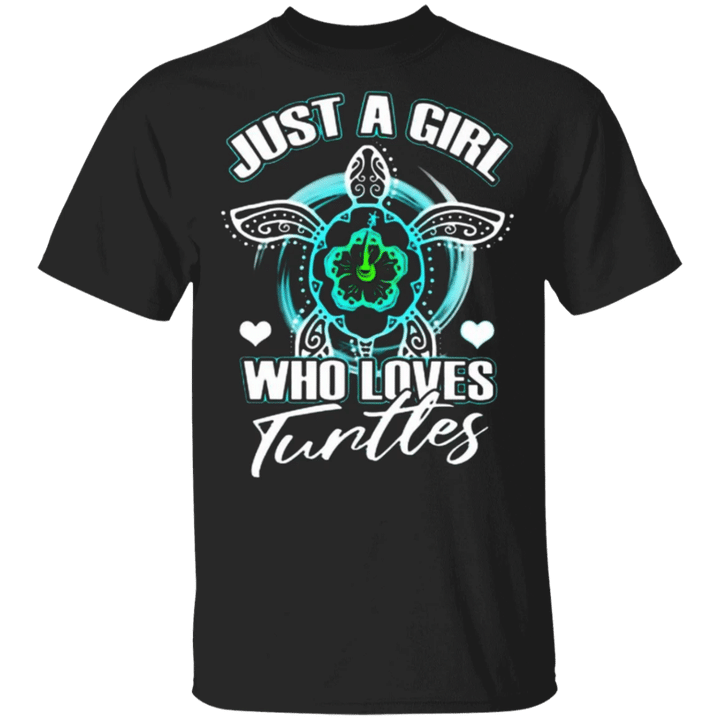 Just A Girl Who Loves Turtles Cute T-Shirt