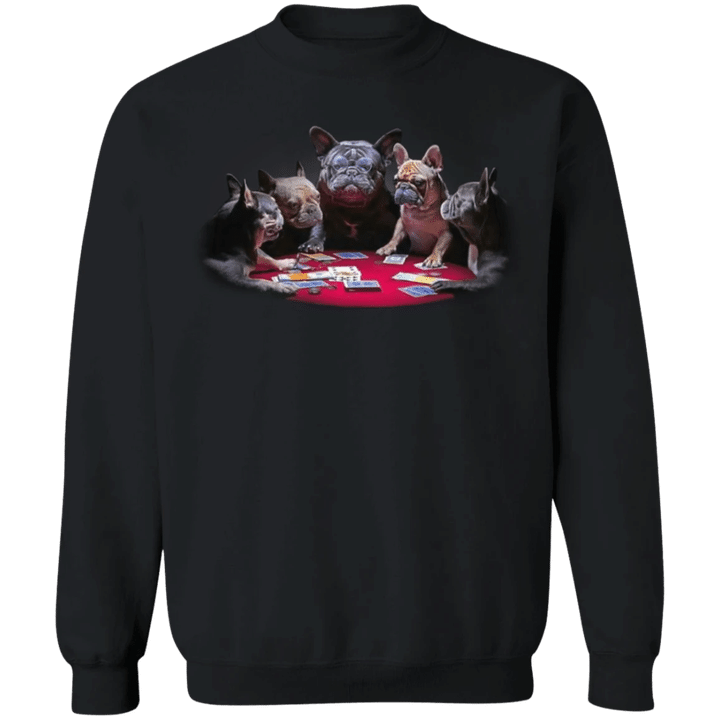 Poker Playing Dogs By Cassius Coolidge  Bulldog Sweater Darling Dogs Funny Gift Idea