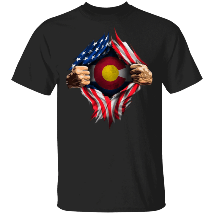 Idaho Heartbeat Inside American Flag T-Shirt American Pride 4th Of July Shirts Old Navy