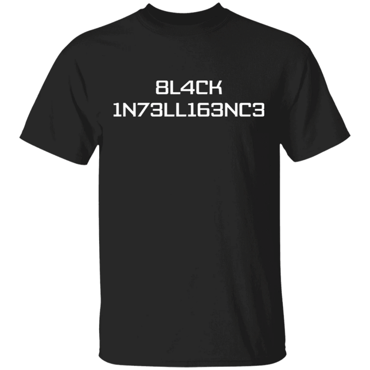 Keedron Bryant Black Intelligence T-Shirt 8l4ck 1n73ll163nc3 Shirt