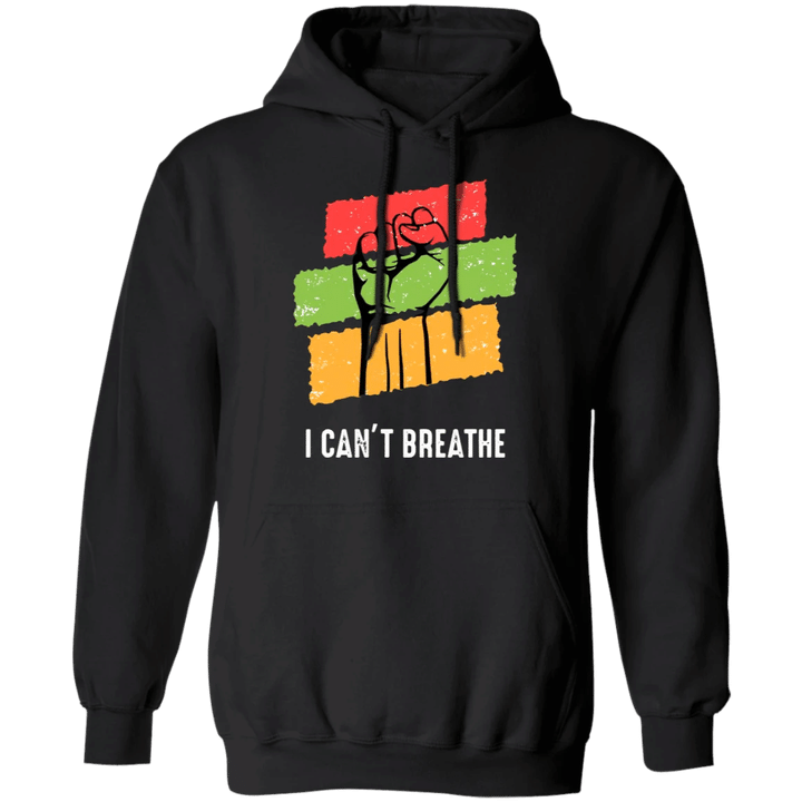 I Can't Breathe Hoodie Justice For George Floyd Blm Fist