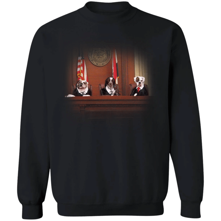 John Oliver's All - Dog Supreme Court - Dog Judge Funny Pullover Sweater