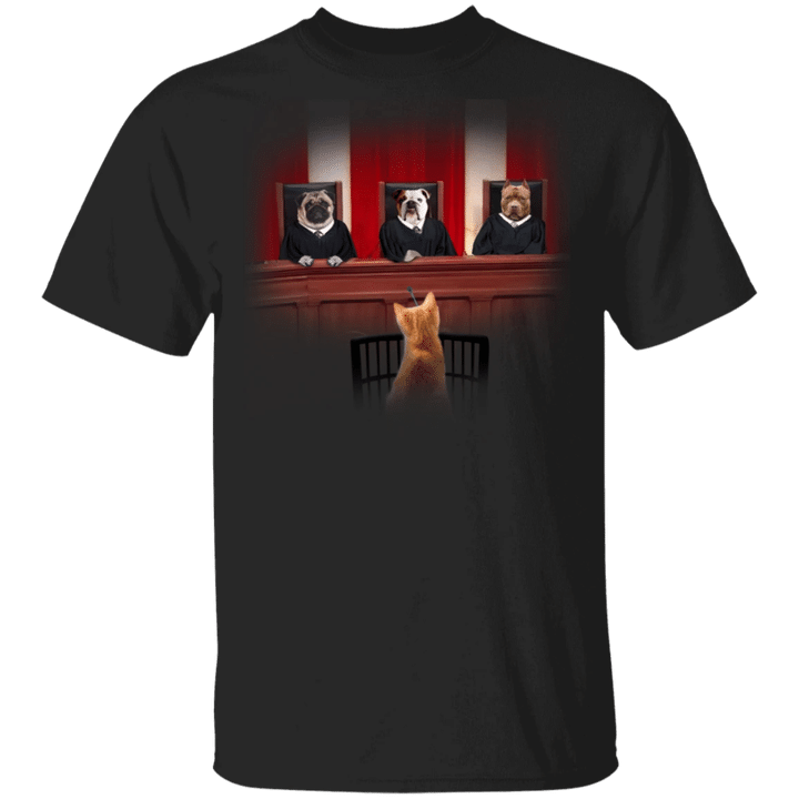 John Oliver's All - Dog Supreme Court Cat Crimes Dog Judge Amusing Shirts Funny T-Shirt