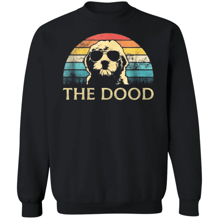 Vintage Goldendoodle The Dood Shirt Dad Mom Sweater