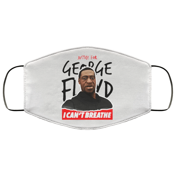 Justice For George Floyd Face Masks I Can't Breathe Blm