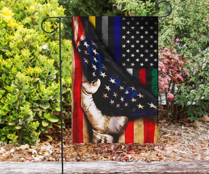 First Responders American Flag Thin Line Usa Flag Gift For Nurse EMS Police Fire Military