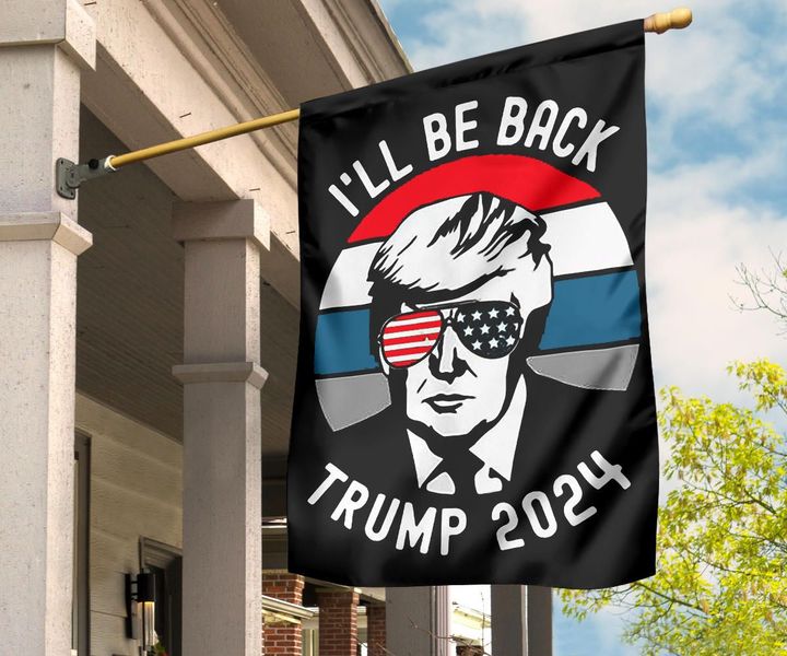 Trump 2024 Flag Donald Trump Merch Support Trump Running For President 2004 Campaign