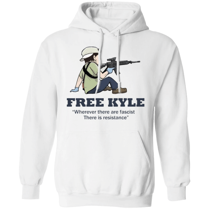 Free Kyle Hoodie Wherever There Are Feasist There Is Resistance