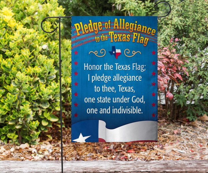 Pledge Allegiance To The Texas Flag Honor The Texas Flag Patriotic Independence Day For Decor