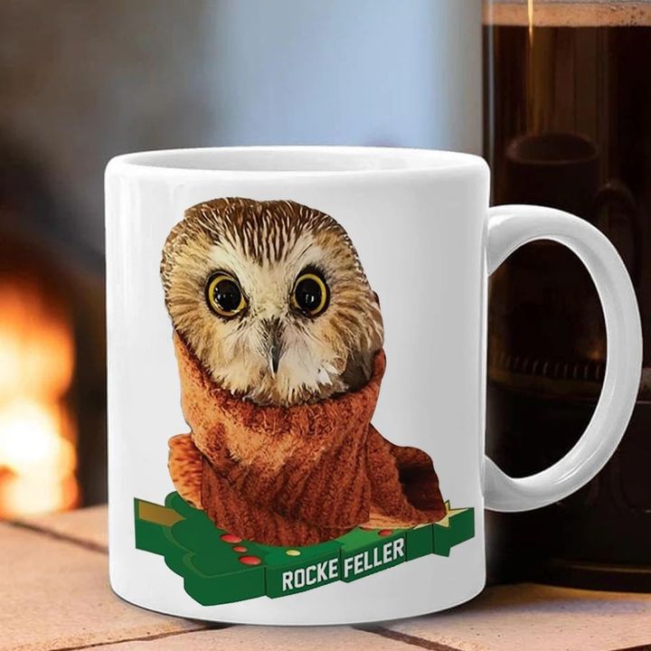 Owl Rockefeller Mug Gift For Owl Lovers Custom Coffee Mugs Good Christmas Presents