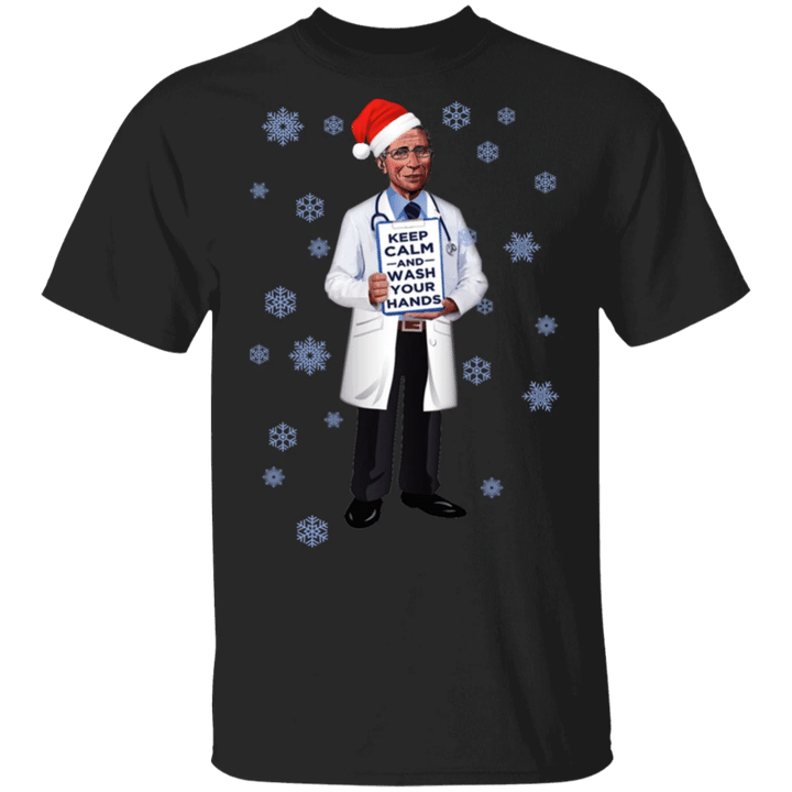 Dr Fauci Shirt Keep Calm And Wash Your Hand T-Shirt Christmas Gift Idea