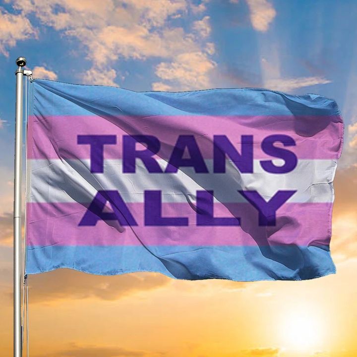 Trans Ally Flag Transgender Flag For Trans Day Of Remembrance 2020 Trans Pride Flag