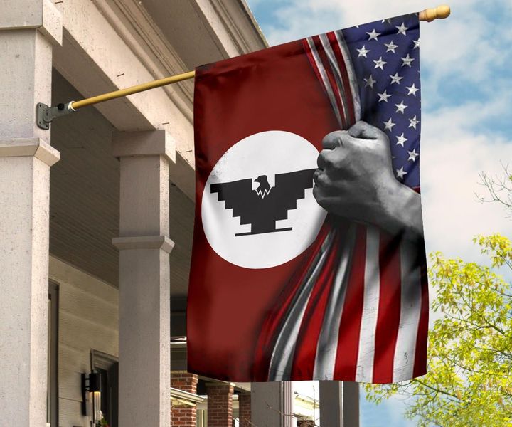 United Farm Workers Flag Inside American Flag Patriotic For Indoor Outdoor Decor Man Cave Gift