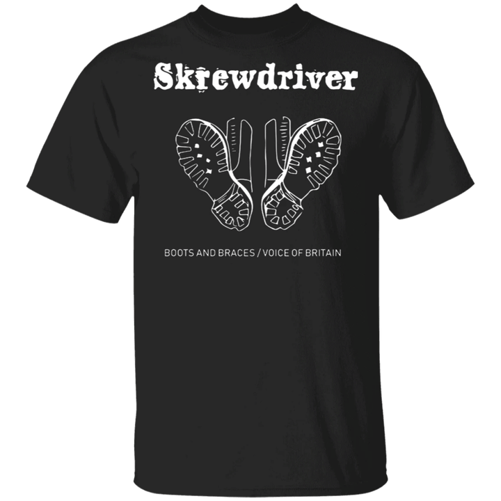 Skrewdriver Shirt Boots And Braces Voice Of Britain Unisex T-Shirt For Men Women