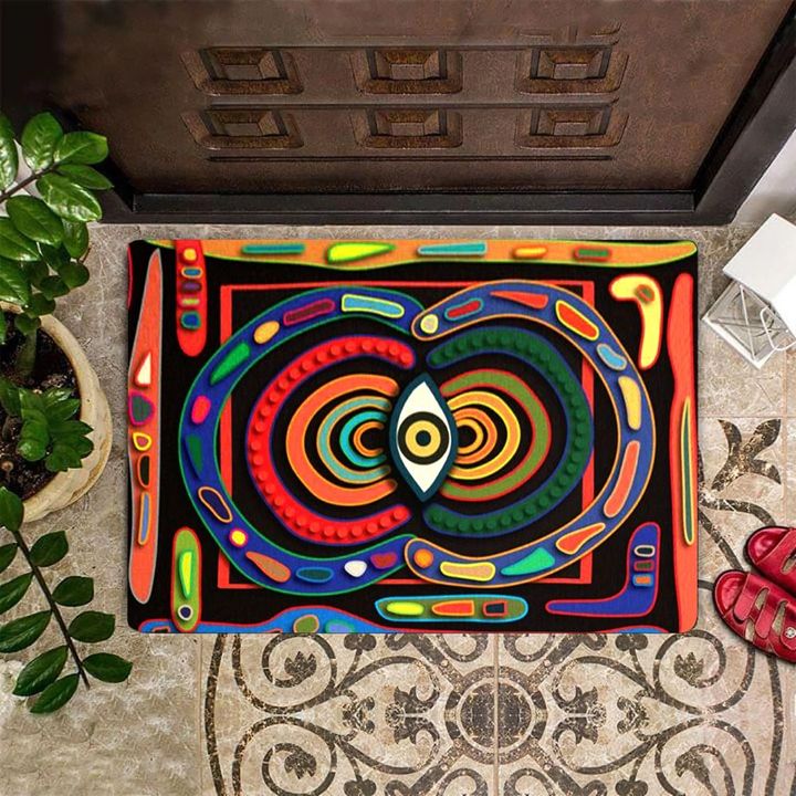 Evil Eye Doormat Decorative Colorful Doormat Indoor Outdoor Mat Gift For Family