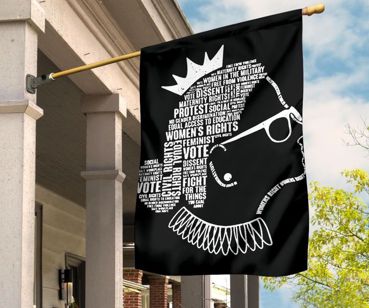 Ruth Bader Ginsburg Notorious RBG Quotes Flag For Wall Living Room Decor RBG Merchandise
