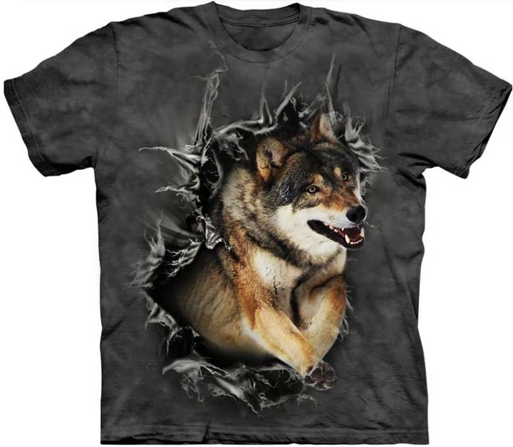 Wolf T-Shirt For Sale Merch Wolf Shirt Meme Vintage For Men Women Gift
