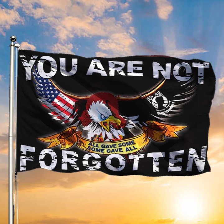 American Patriot Eagle You Are Not Forgotten Flag Pow Mia Flag For Sale