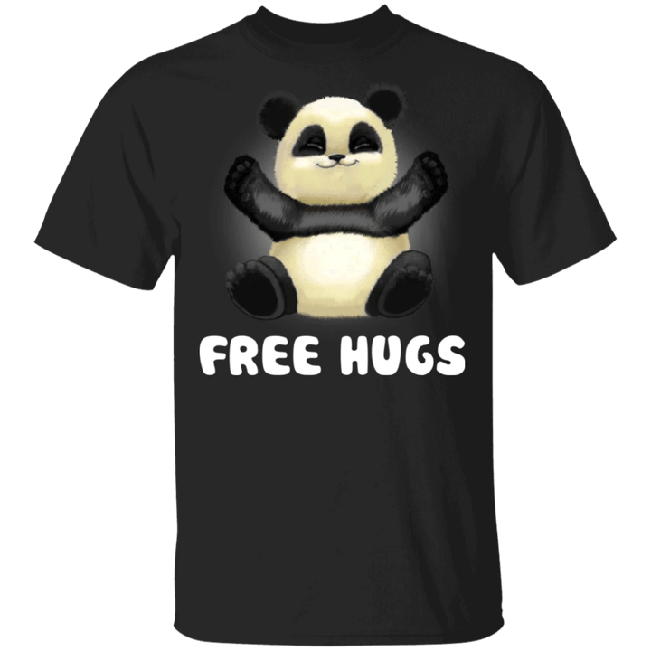 Panda Free Hugs T-Shirt Cute Gift For Panda Lovers Big Sister Gifts