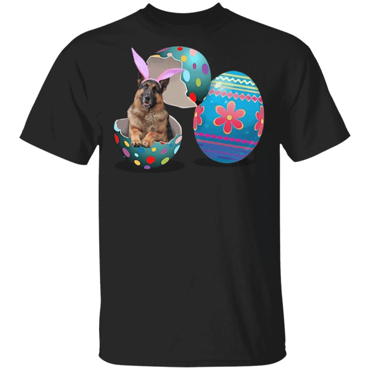German Shepherd Egg Easter Shirt Cute Easter T-Shirt For Girls Boys Gift