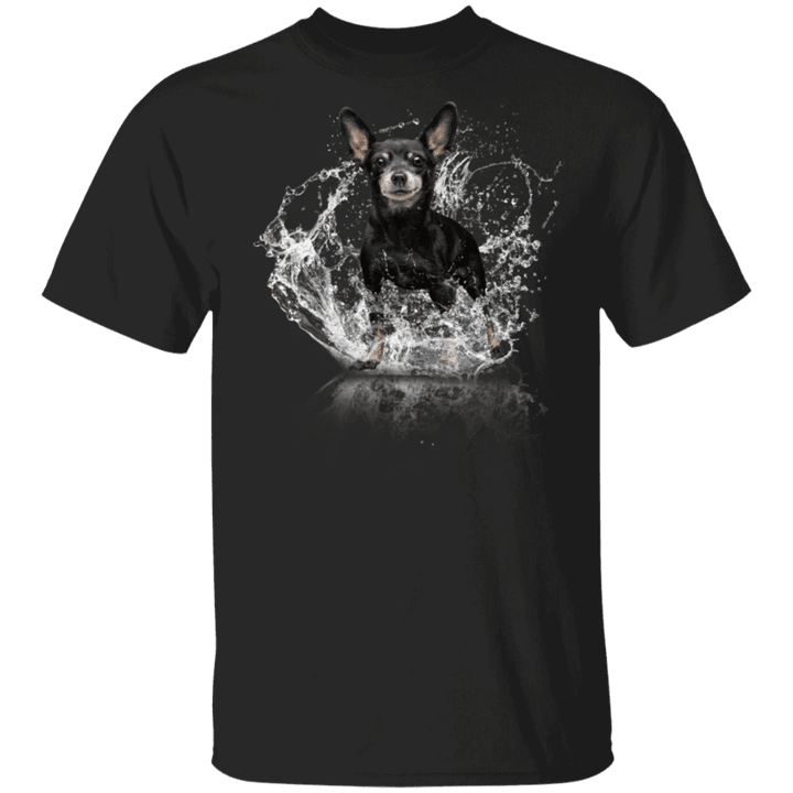 Chihuahua Water Reflection T-Shirt Cute Dog Shirt Birthday Gift For GF Idea