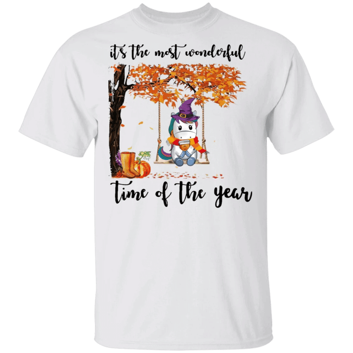 Unicorn It's The Most Beautiful Of The Year T-Shirt Cute Unicorn Gifts For Girls In Halloween