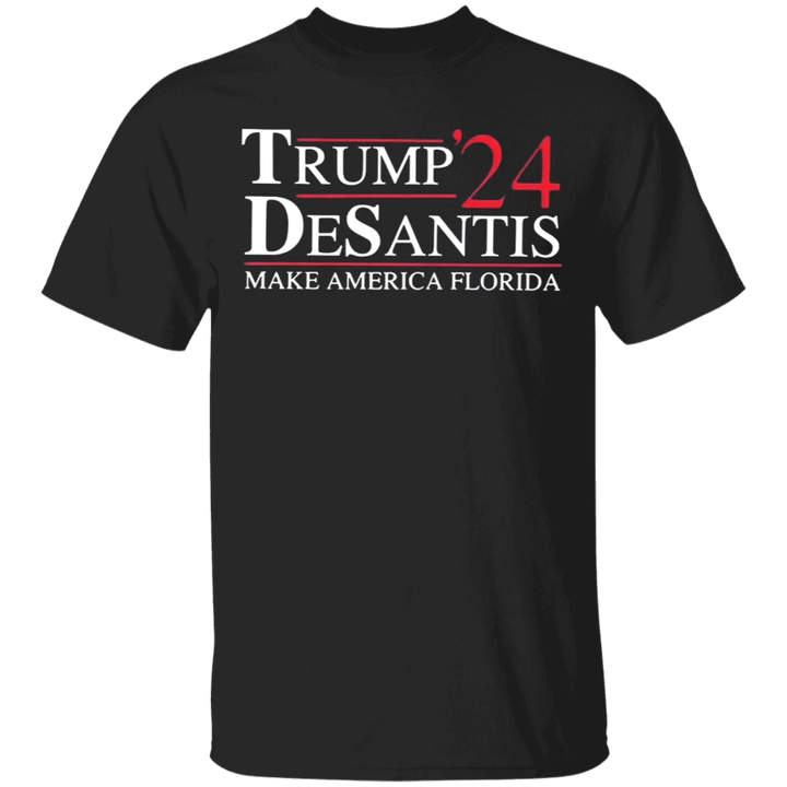 Trump DeSantis 2024 Make America Florida Shirt US Election Vote For Trump And DeSantis Merch