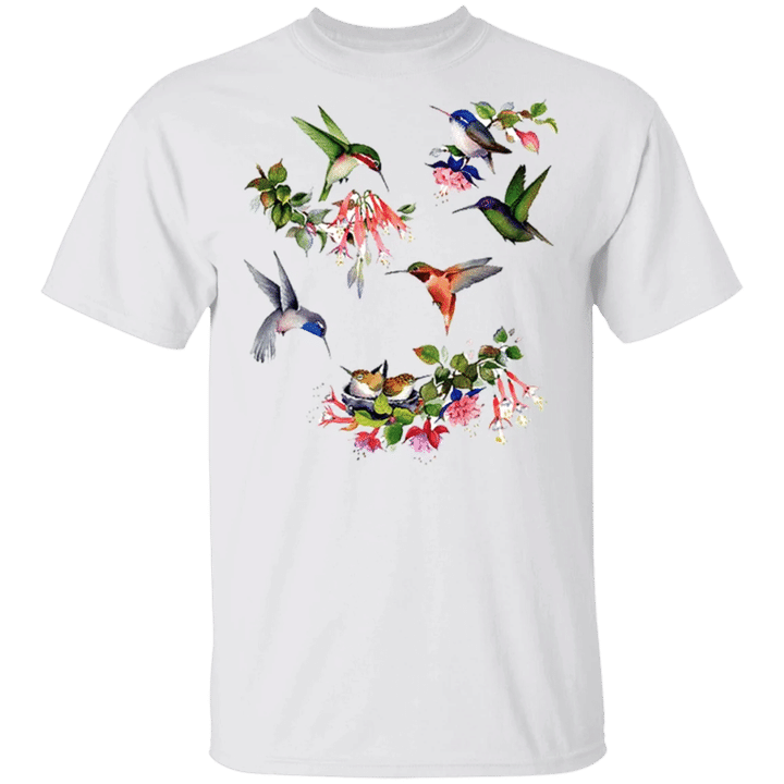 Hummingbird T-Shirt Cute Spring Shirt Women Gift Idea For Her Sister