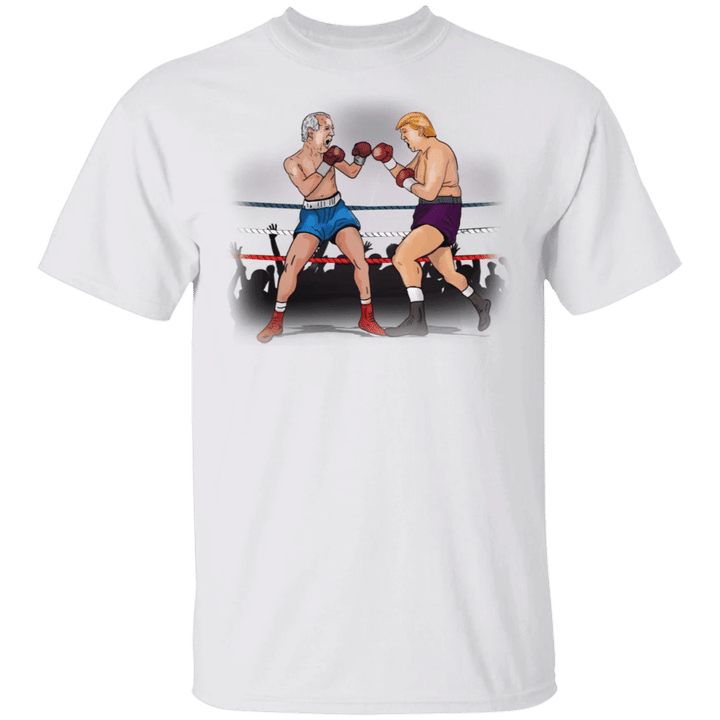 Boxing Match Election 2020 T-Shirt Trump Biden 1St President Debate Funny Political Gifts