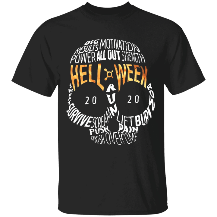 Orangetheory Hell Week 2020 T-Shirt Only The Strong Will Survive Shirt Fitness Challenge Gifts