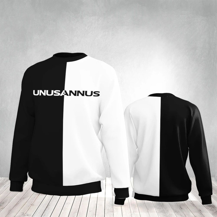 Unus Annus Half And Half Hoodie Unos Anos Split Sweatshirt Unus Annus Merchandise Xmas Gift