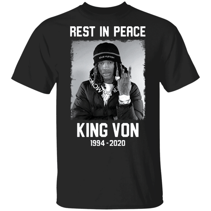 Rip King Von Shirt Justice For King Von 1994 - 2020 T-Shirt
