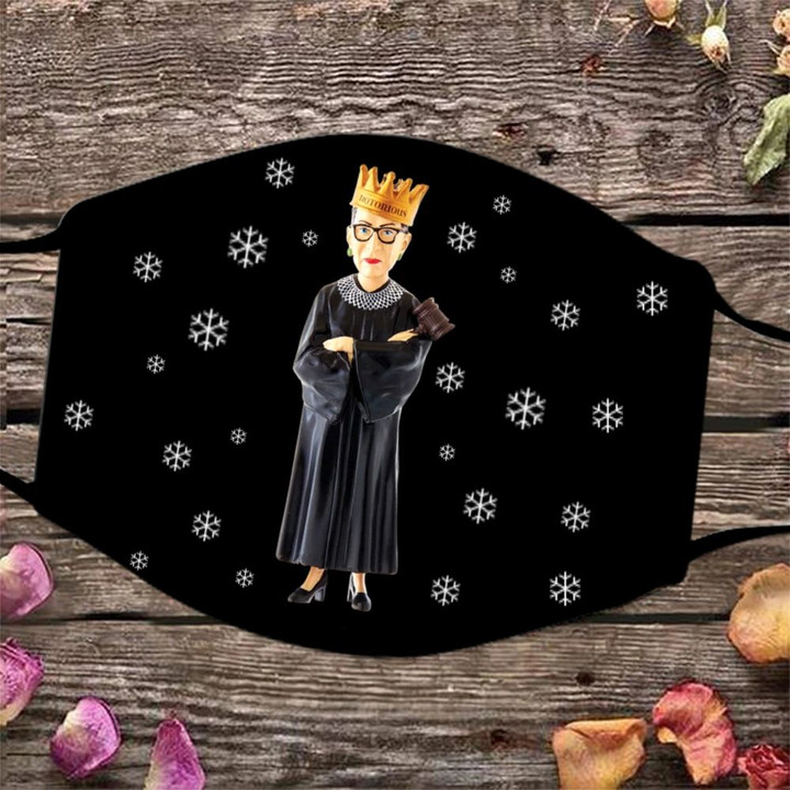RBG Cloth Face Mask Gift For A Best Friend Ruth Bader Ginsburg Christmas Disposable Face Mask