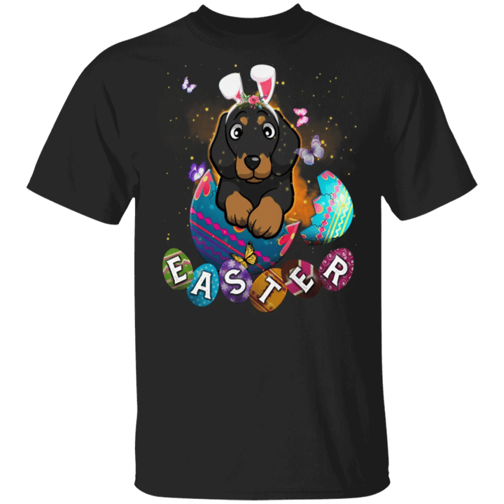 Dachshund In Egg Easter T-Shirt Cute Dachshund Easter Shirt Gift For Adult
