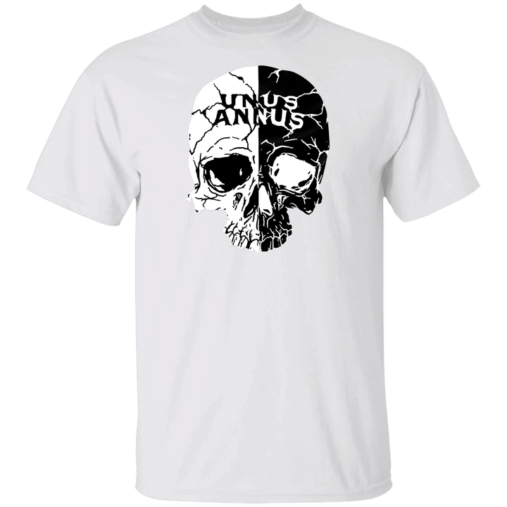 Unus Annus Shirt Cool Gift For Men Skull Black And White  Unus Annus Merch