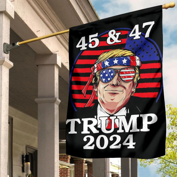 Trump 2024 Flag Support Trump Running In 2024 Campaign Election Trump Flag Decor