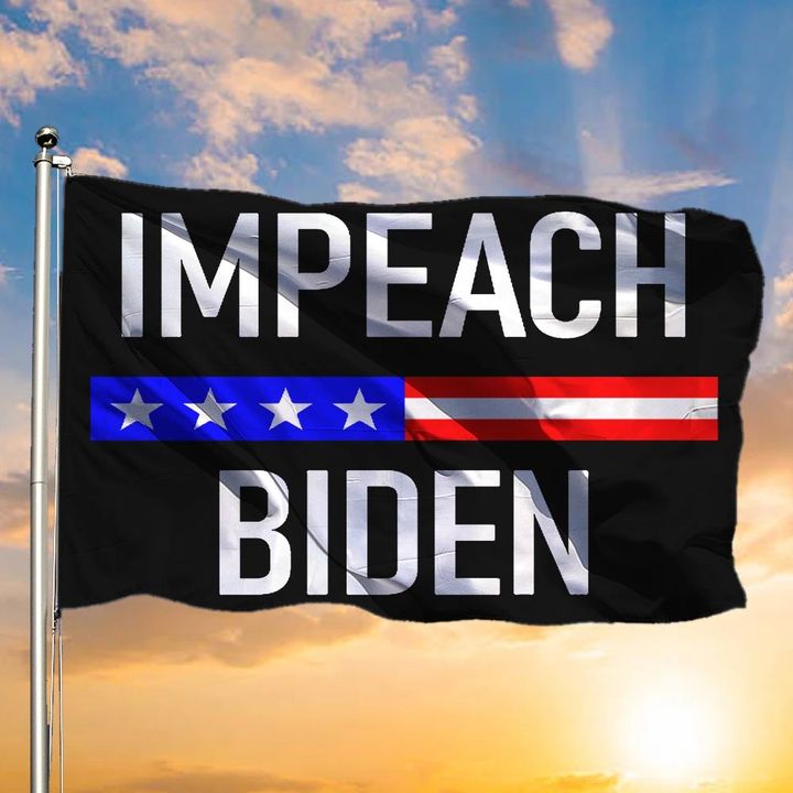 Impeach Biden Flag Fuck Biden Flag Anti Biden Merchandise