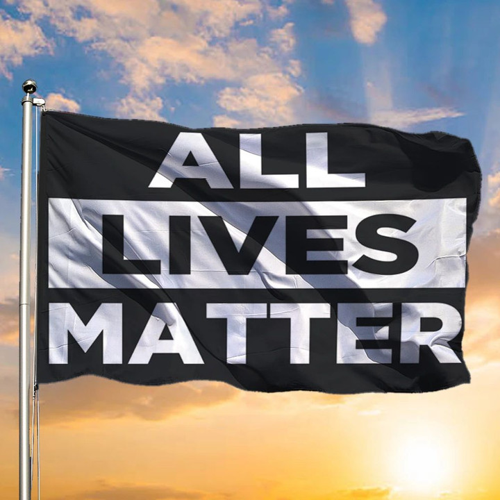 All Lives Matter Flag For Indoor Outdoor Decoration