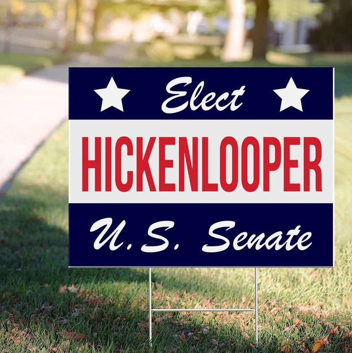 Hickenlooper For US Senate Yard Sign For Senate Races 2020 Political Campaign Signs Colorado
