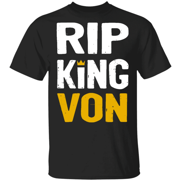 Rip King Von Shirt Chicago Rapper King Von Shirt For Memorial, Men Shirts