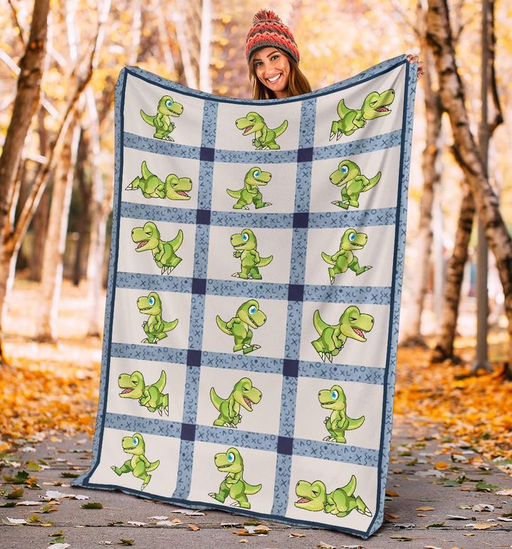 T-Rex Baby Fleece Blanket Cute Dinosaur Fleece Blanket For Girls Boys Gift Idea