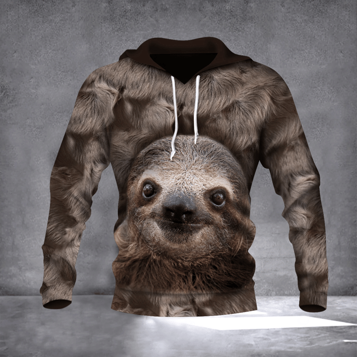 Sloth 3D All Over Print Hoodie Gift For Men For Women