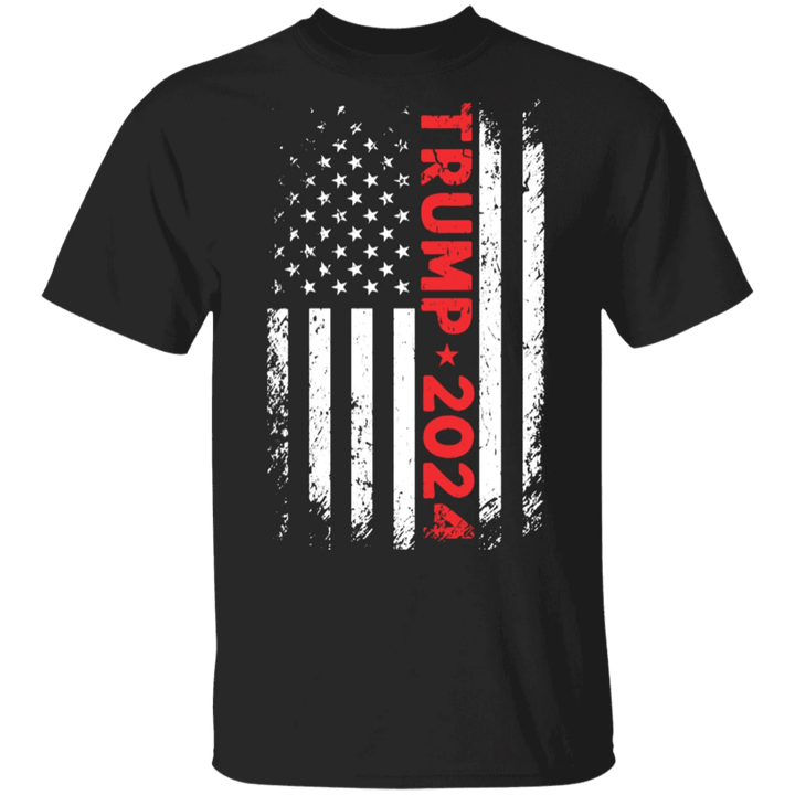 Trump 2024 Shirt American Flag T-Shirt For Donal Trump 2024 Campaign