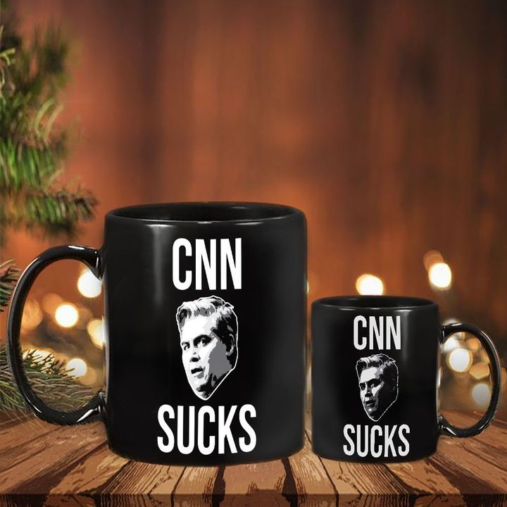 CNN Fake News Mug CNN Suck Coffee Cup Graphic Funny Gifts For Friends