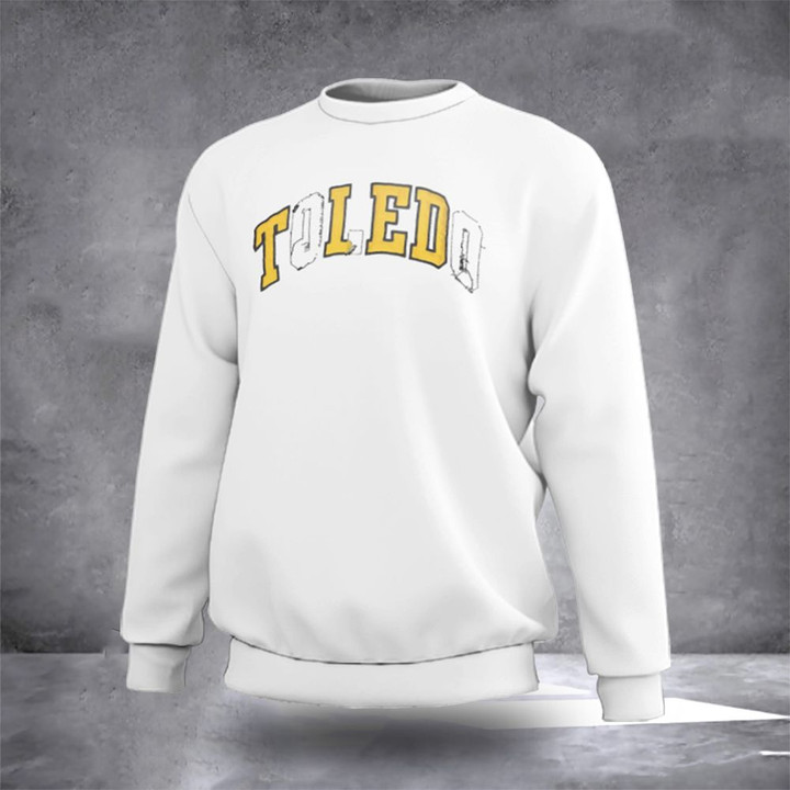 Toledo Sweatshirt Vintage University Of Toledo Apparel Roommate Gift Ideas
