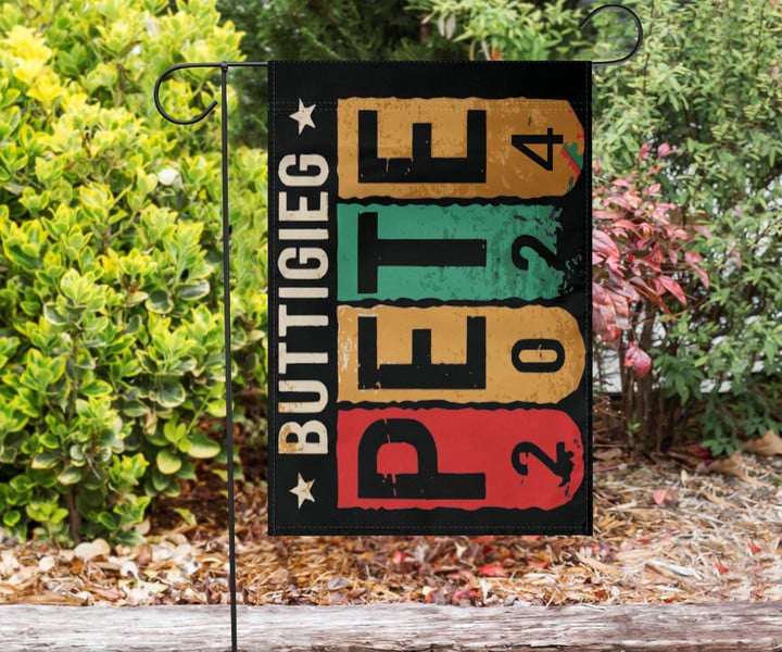 Pete Buttigieg 2024 Flag Gay Presidential Candidate Political Flag Garden Decoration